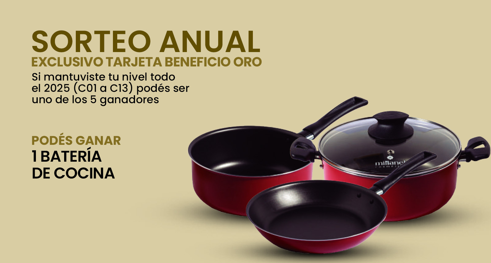 TB Desk ORO Sorteo anual