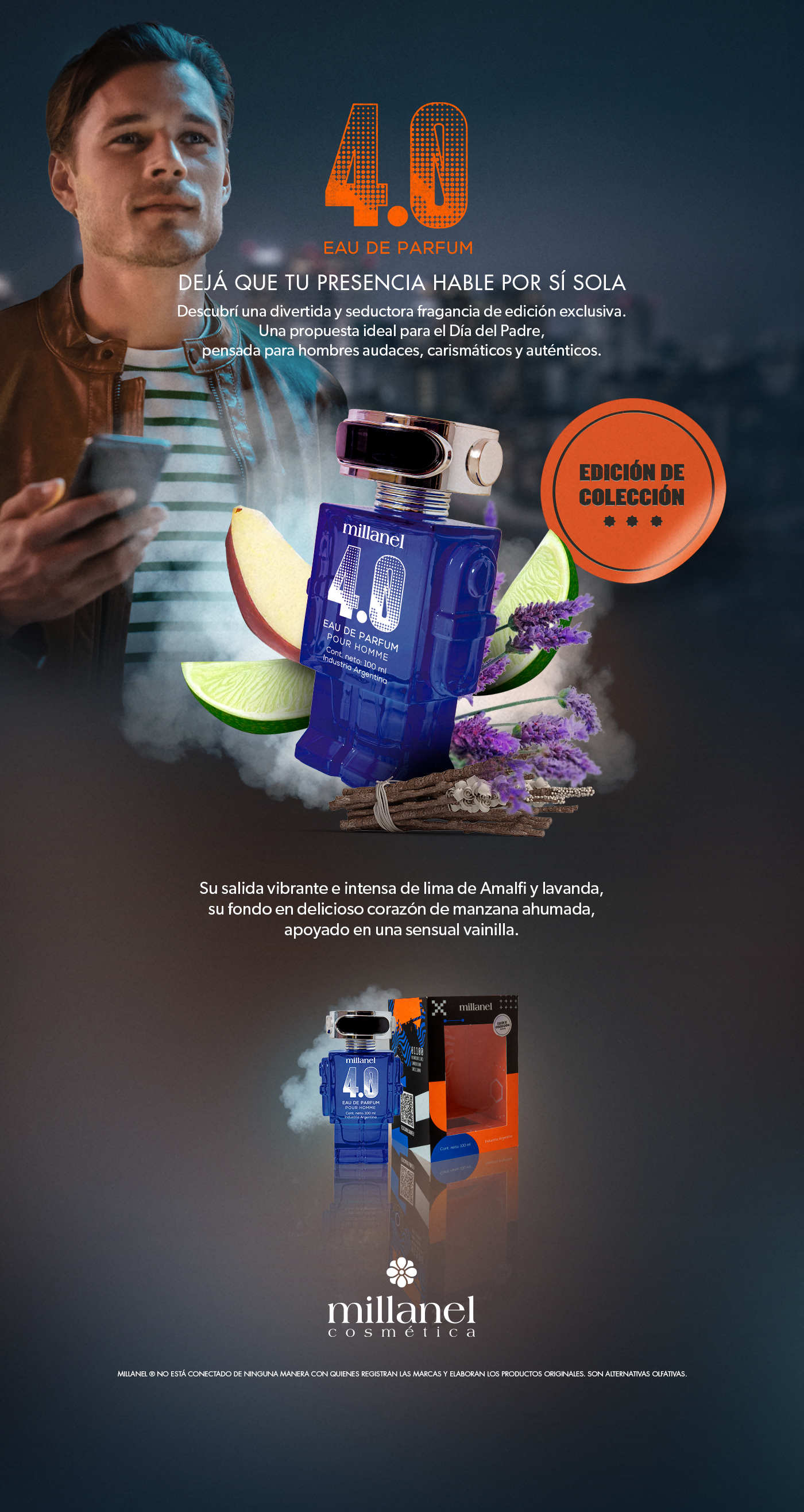 Fragancia Exclusiva Masculina 4.0