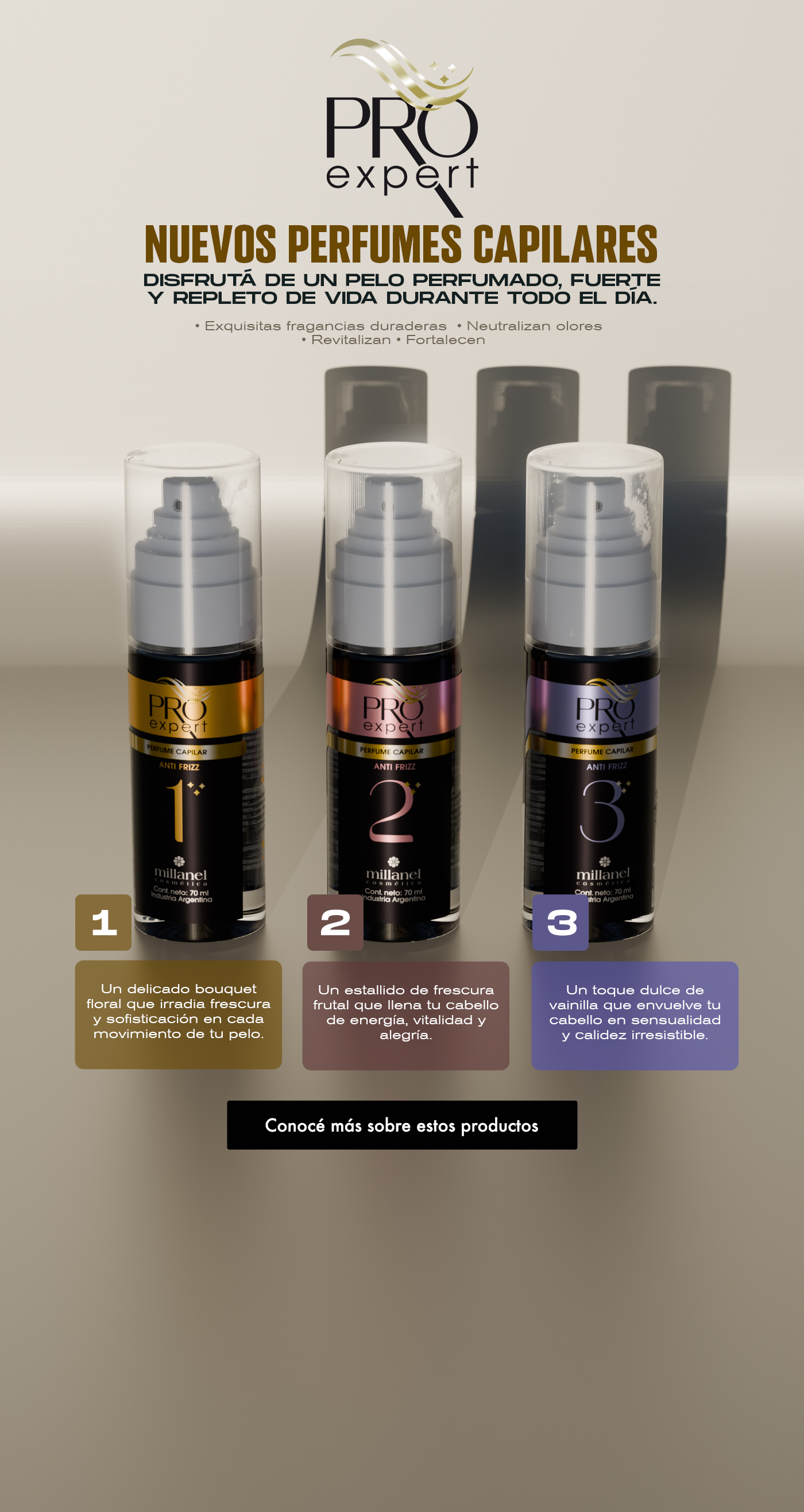 Perfumes capilares Pro Expert